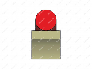 Уплотнение штока 16x22.2x3/L=3.2, аналог TFMI 97881 MERKEL SIMRIT, Product Code 70-08-952901, Polyurethane, PTFE+PU87*M, Image №1